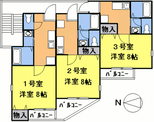 ビーコート間取図