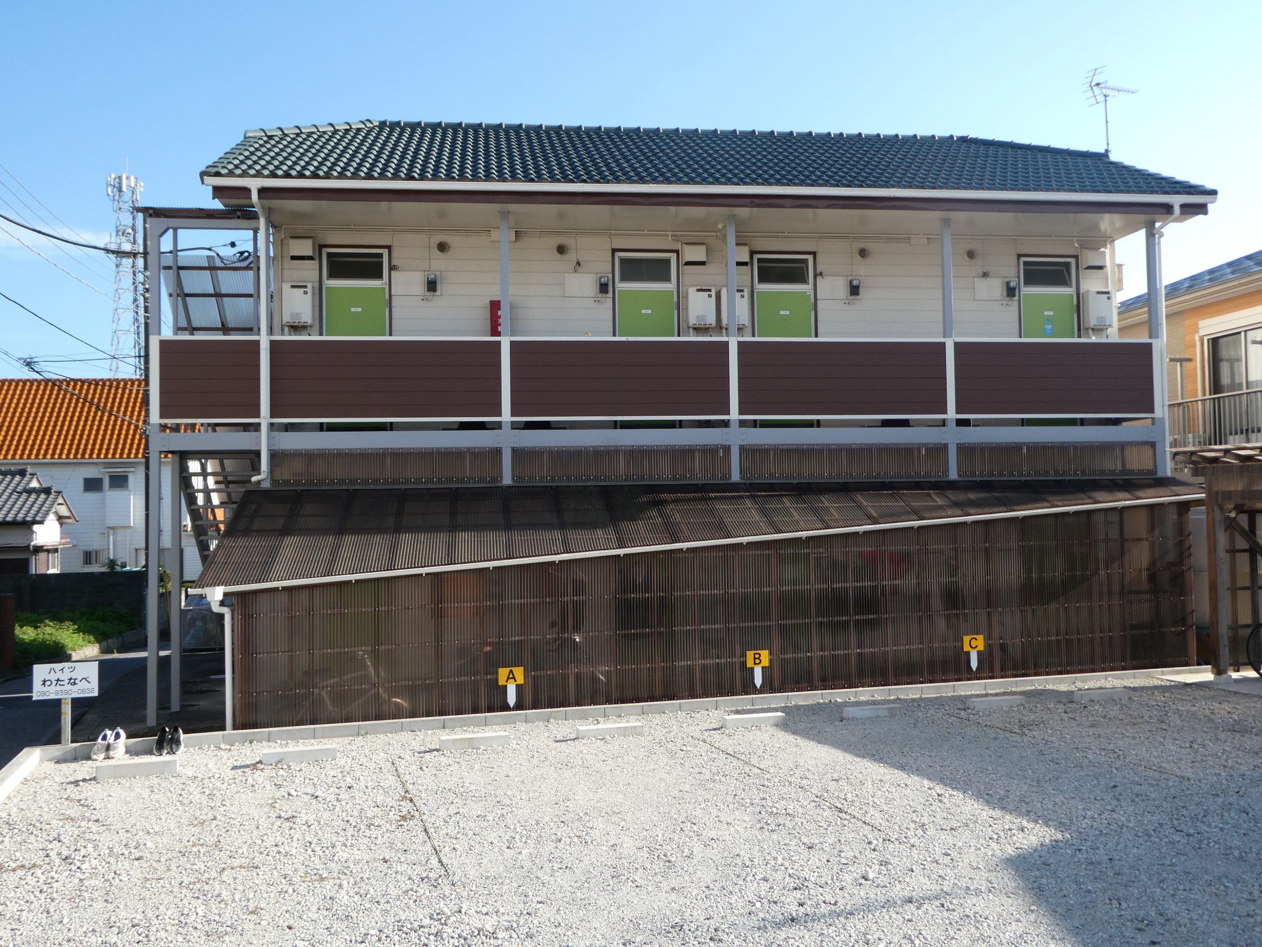 ハイツわたなべ-－外観