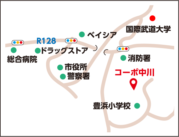 コーポ中川-map コーポ中川-map